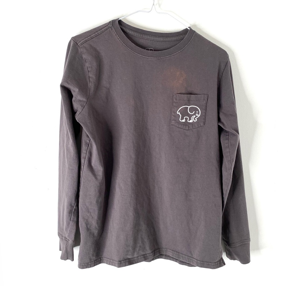 ivory ella Grey Creativity Graphic Long Sleeve Top